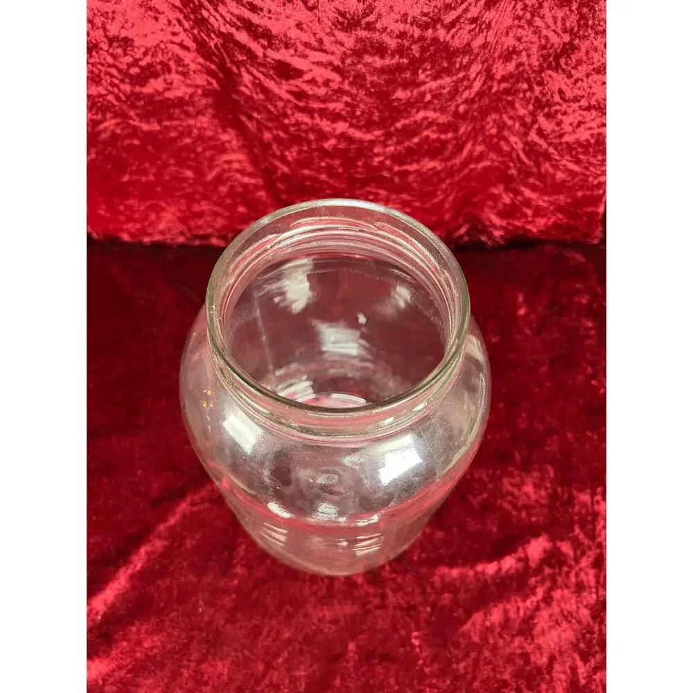 Vintage Glass Kitchen Storage Jar – Eggo Advertising Lid Mid Century Canister